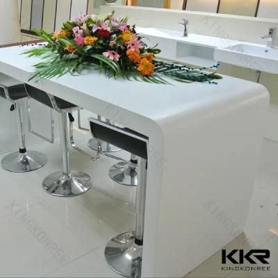Home Bar Counter, Solid Surface Bar Table/High Bar Cocktail Table 0607