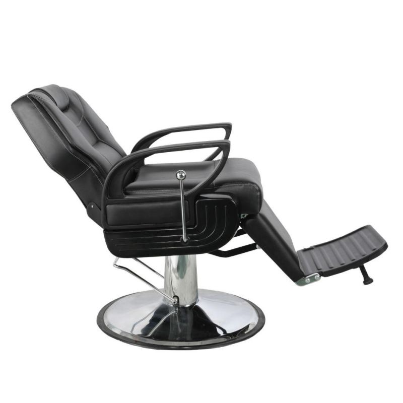 Hl-9223 Salon Barber Chair for Man or Woman with Stainless Steel Armrest and Aluminum Pedal