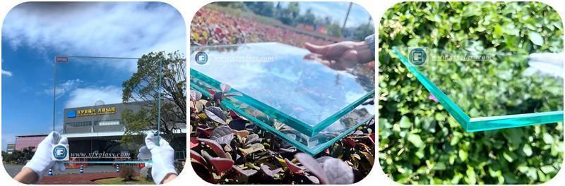 6mm 8mm 10mm Clear Float Glass for Table Top, Window and Fence, Door
