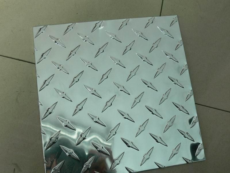 Mirror Embossed/Checker (1, 2&5 bar) Aluminum Sheet/Coil (1100, 3003)