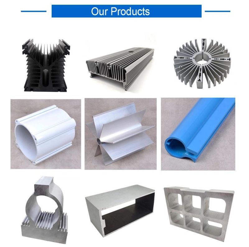 6061 6063 Industrial T Slot Extrusion Rail Anodized Aluminum Profile