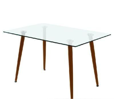 Free Sample Cheap Modern Hot Sale Dining Room Furniture Restaurant Glass Dining Table Set/Dining Table