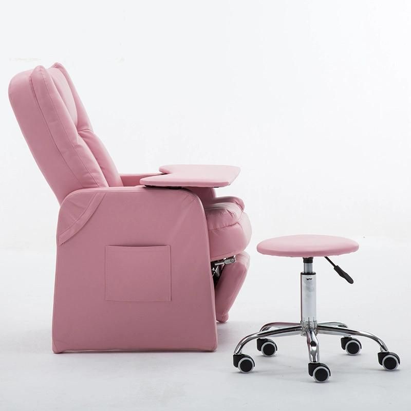 F-113 2021 High Quality Custom European Styling Hydraulic Purple Barber Chair & Barber Stool for Beauty Salon
