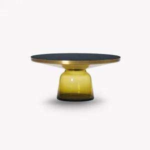 Nordic Luxury Style Glass Bell Coffee Table
