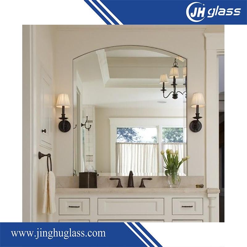 Nice Home Decorative Bathroom Blue Resin with Shelf Mirror