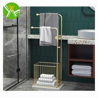 Multifunctional Metal Bathroom Towel Rack Luxury Metal Bathroom Towel Rack for Bathroom Decoration