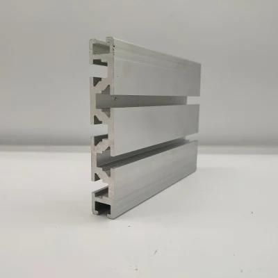 Silver Anodized T-Slotted Industrial Aluminium Extrusion Profile