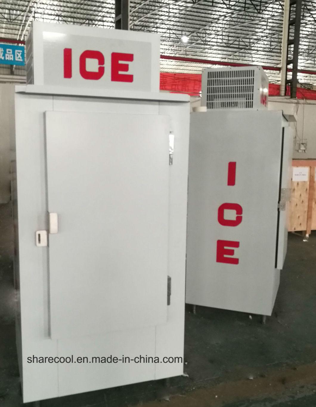 Fan Cooling Ice Storage Cabinet with Single Solid Door