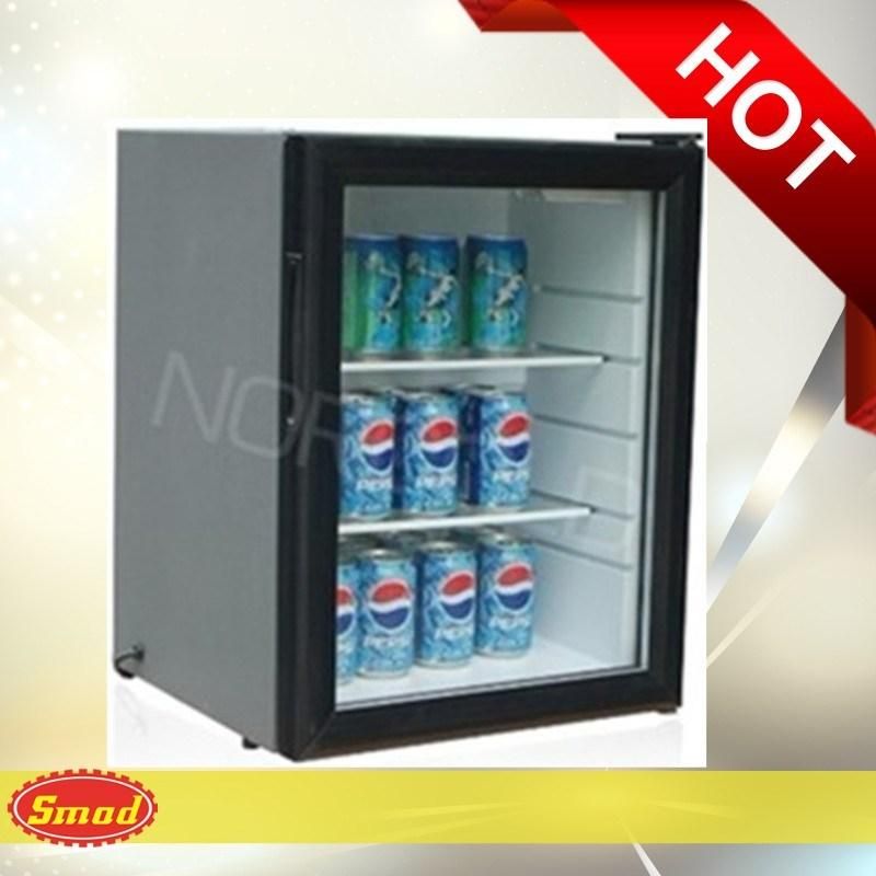 328L Supermarket Single Glass Door Beverage Display Upright Display Showcase