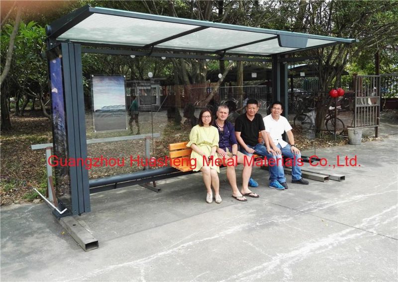 Bus Shelter with Metal (HS-BS-B026)