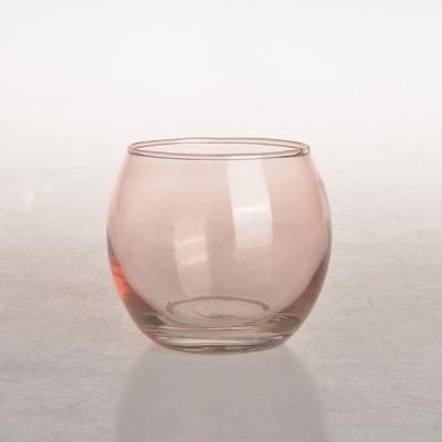 Wholesale Blown Decorative Clear Transparent Glass Ball Votive Tealight Candle Holder for Home Decoration and Wedding