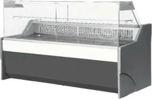 Rectangle Swing Glass Sliding Door Service Counter Showcase with Remote System