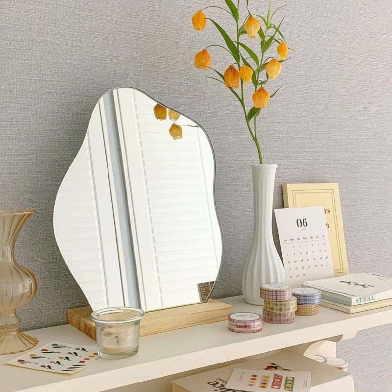 Wall Premium Quality Bathroom Mirror for Living Room, Bedroom Entryway with Low Price