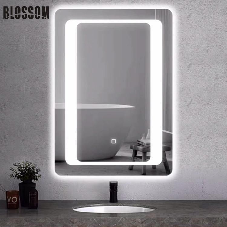 Home Hotel Furniture Illuminated LED Bathroom Mirror with Lights Sensor Switch