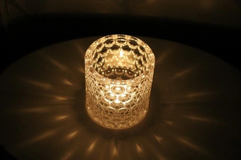 China Glass Factory Whole New Design Glass Candleholder for Tealight Candle /Plant, Glass Cup, Glass Ware