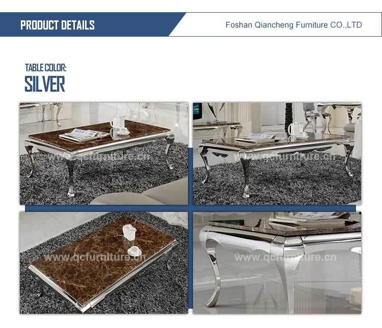 Rectangle Travertine Marble Top Living Room Furniture Coffee Table