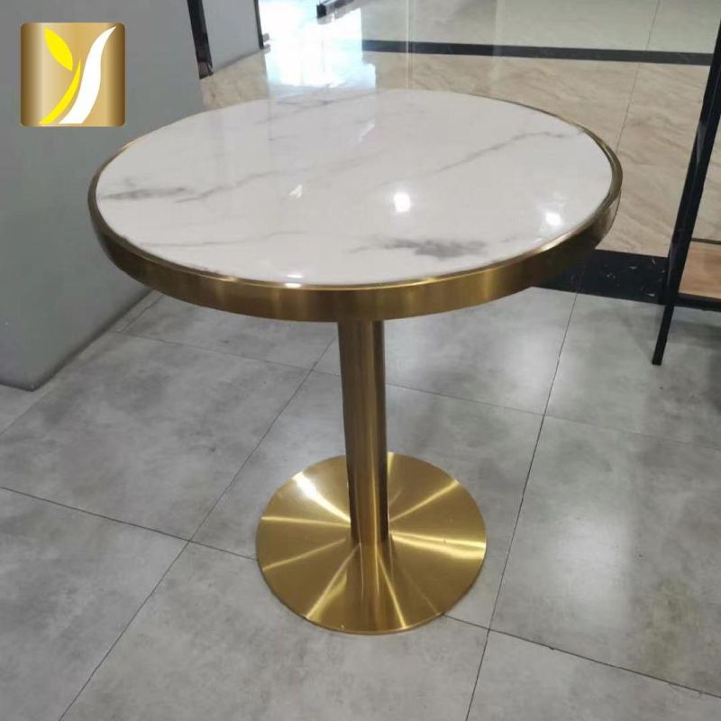 Wholesale Modern Office Furniture Home Meeting Desk Simple Stainless Steel Coffee Table Table