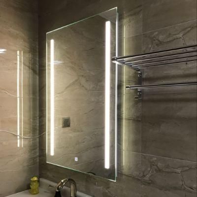 Hotel Defogger LED Lighted Bathroom Mirror with Touch Sensor