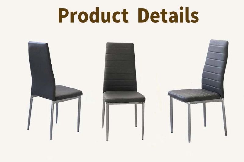 Dining Banquet Restaurant Home Modern Chair Made of High-Quality PU Material and Powdercoated Metal