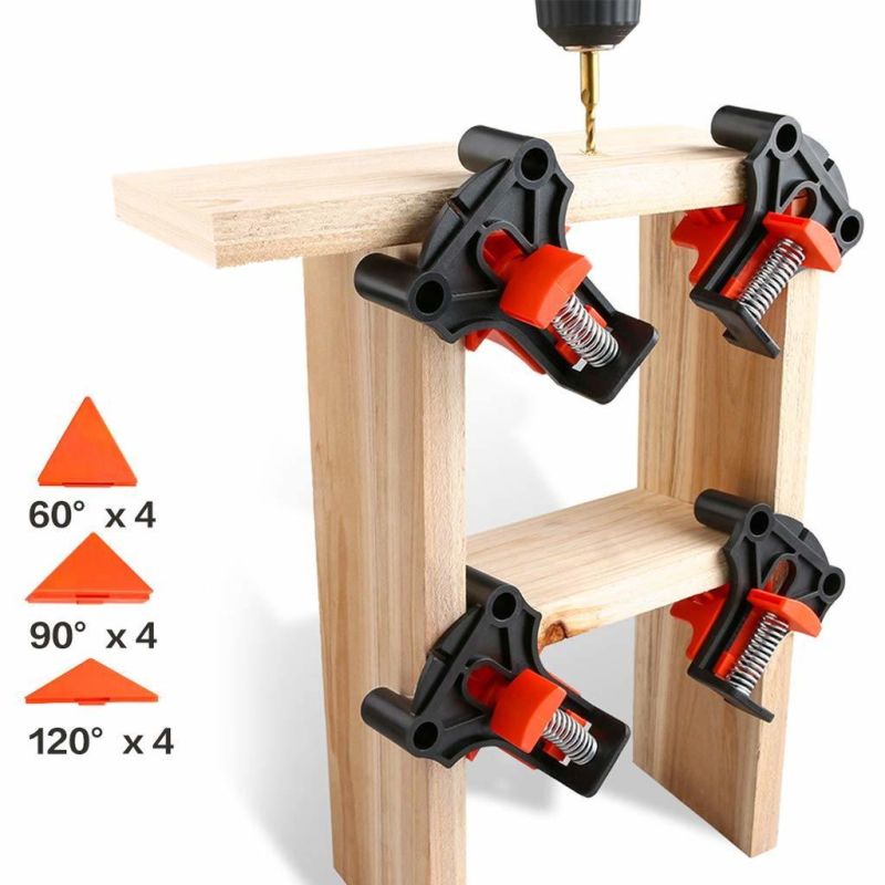90 Degree Right Angle Clamp Angles Glass Clamp Handrail Post Woodworking Tools