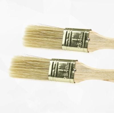 Industrial Brown Hair Brush Paint Brush Wooden Handle Brush Paint Tools