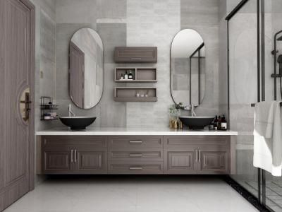 European Style Furniture Aluminium Bathroom Cabinet
