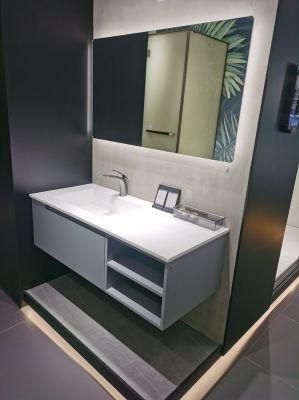 Solid Surface Vanity Marble Top Solid Wooden European Style Bathroom Vanity