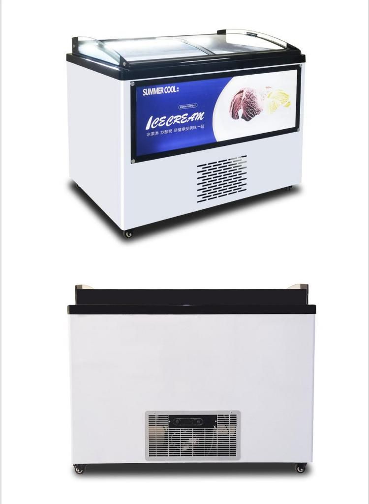 Commercial Poster Version 2022 Hot New Design Factory Price Ice Cream Rapid Freezing Cabinet/4barrels/6boxes/6racks-Cx-SD168-168L