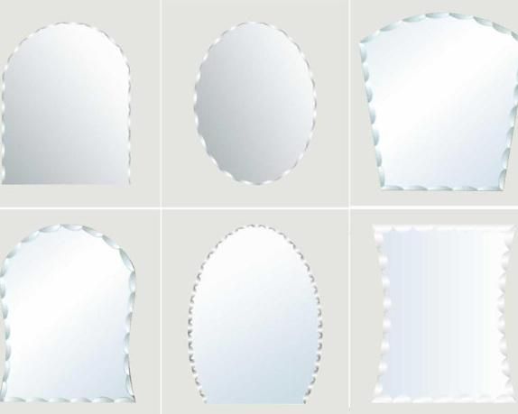 Wholesale Bathroom Mirror Decoration Cosmetic Mirror Glass