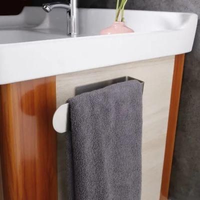 Stainless Steel Self-Ddhesive Toilet Towel Holder Rack Toilet Rail Bar Towel Rack Without Drilling Towel Holder