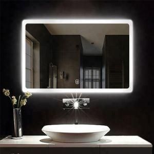 Newest Selling Rectangle Wall Mounted Makeup Mirror LED Mirror Bathroom Use