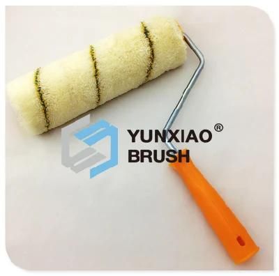 Microfiber High Twist Paint Roller Brush with Stripe