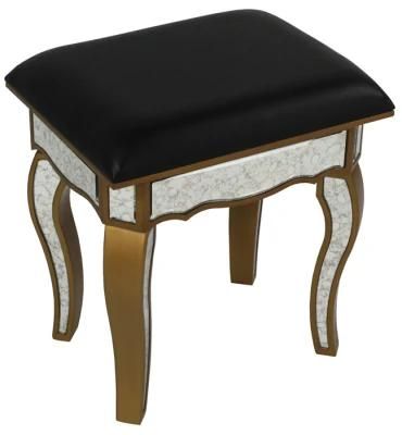 High Efficiency Reusable and Small Glass Dressing Table Stool