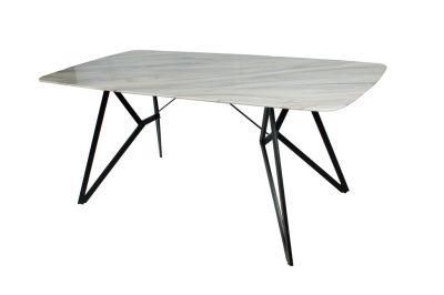Office Furniture Modern Dining Furniture Glass Top Coffee Table Table Marble Top Banquet Wedding Restaurant Dining Table