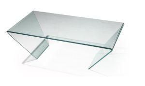 Foshan Newland Furniture Factory Modern High Quality Living Room Furniture Hot Bend Glass Country French Coffee Tables (TB-563)