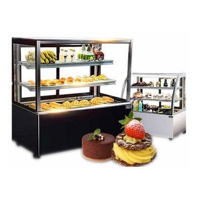 Economic 3 Layers Bakery Display Case Fan Cooling Refrigerated Cake Showcase