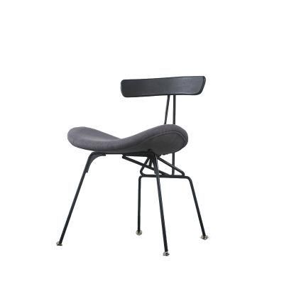 Modern Minimalist Book Chair Stool Backrest Wrought Iron Makeup Chair Net Red Ins Chair