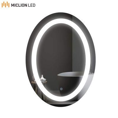 Miclion Factory Custom Oval LED Vanity Bathroom Mirror Wall Mirror Wholesaler