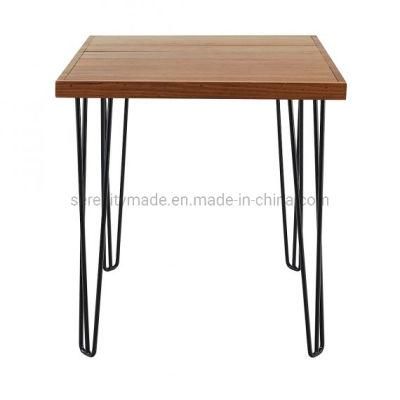 Hot Sale Wedding Event Furniture Bar Cafe Restaurant Table Hair Pin Table