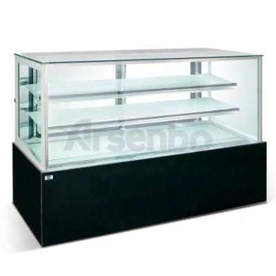 Cake Bread Display Cabinet Display Fridge Showcase for Dessert High Quality Glass Showcase Bakery Counter