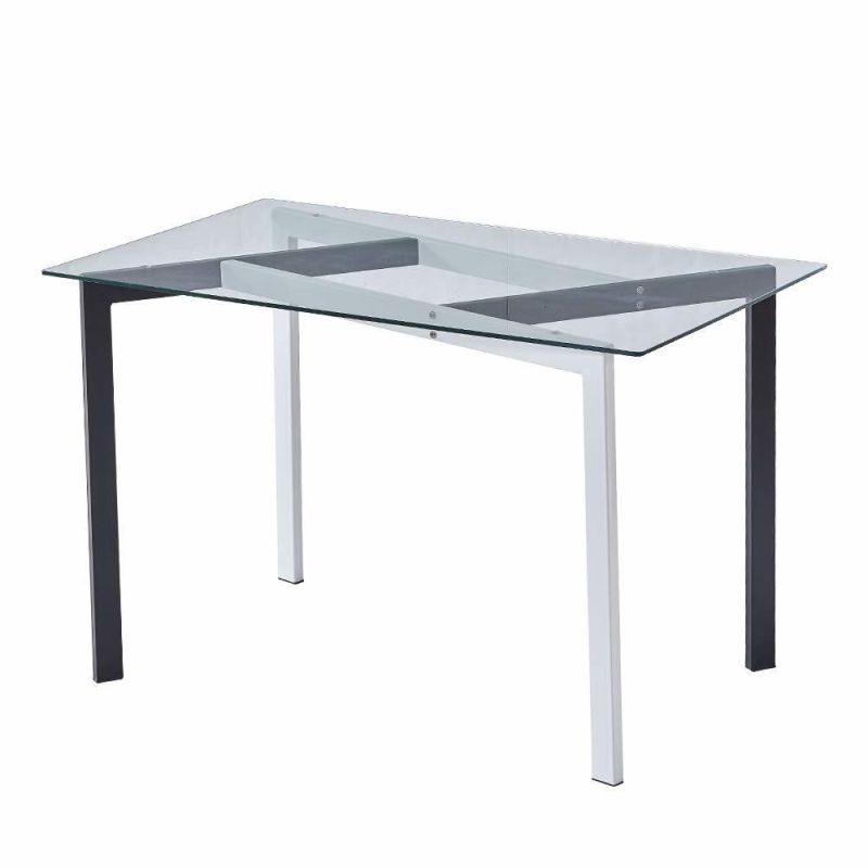 Cheap Wholesale Restaurant Table Tempered Glass Dining Table
