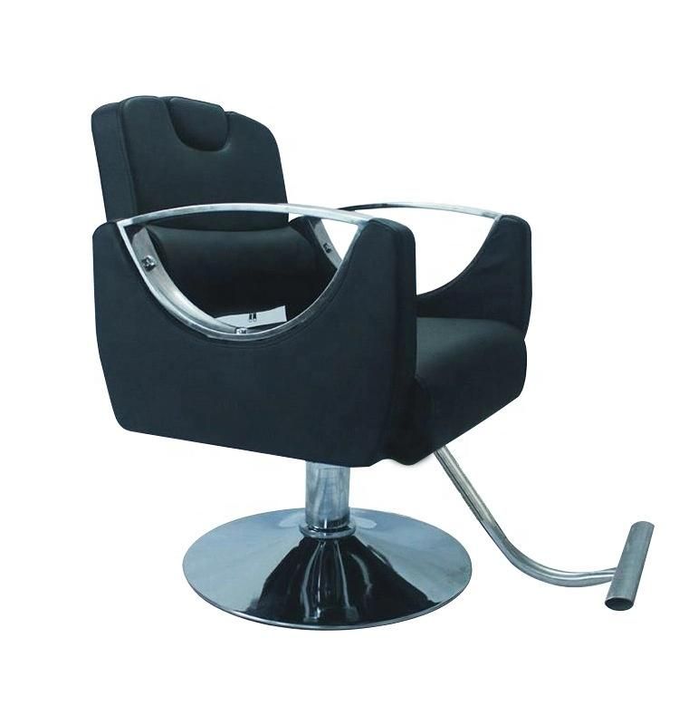 Hl-1147 Salon Barber Chair for Man or Woman with Stainless Steel Armrest and Aluminum Pedal