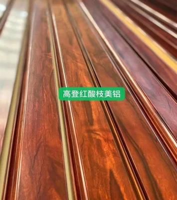 Outdoor Garden Aluminium Floor with Hot Sale Wooden Grain