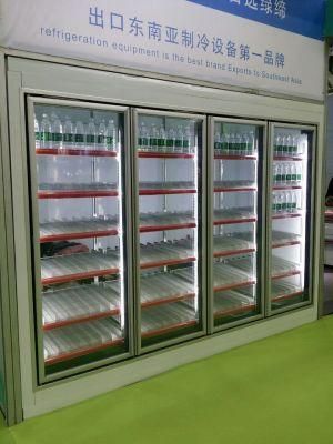 4 Glass Door Walk in Display Showcase Cooler