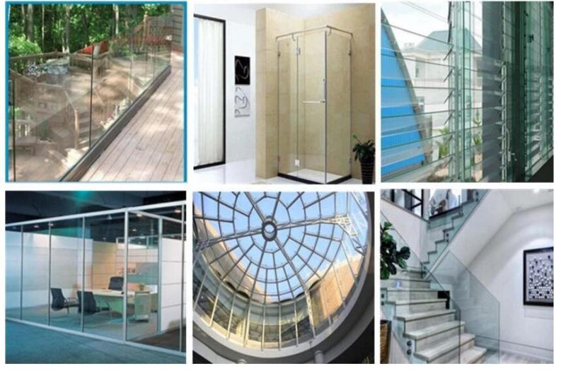 Professional Production 3-19mm Construction Grade a Transparent Float Glass