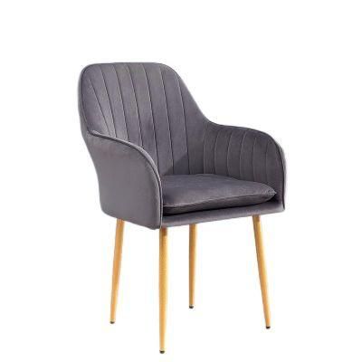 Nordic Style Luxury Velvet Furniture Dinner Living Room Kitchen Dining Chair for Sale