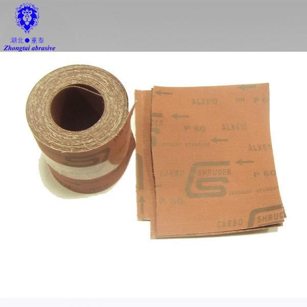 Low Price Aluminum Oxide Emery Cloth Sheets Abrasive Sandpaper Sheets for Glass Wood Metal