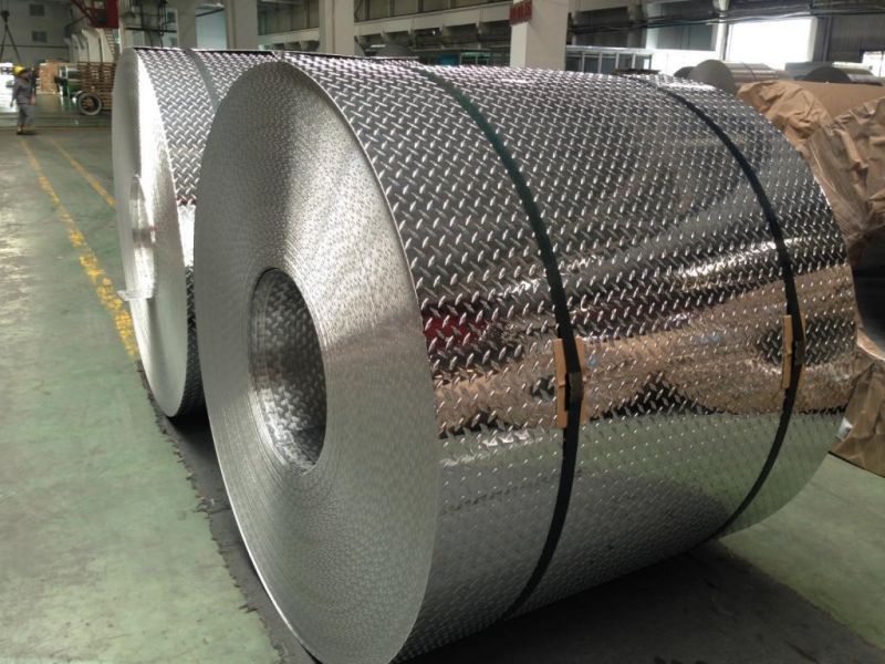 Best Supplier Mirror Embossed Aluminum Coil/Sheet with Five Bar