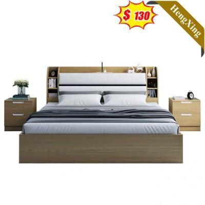 Beat Price Creative Design High Quality Middle Backrest Bedroom Furniture Wooden Storage Bed