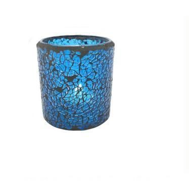 Mosaic Glass Candle Holder Candle Jar Home Decoration Gift Glassware Glass Candle Holders
